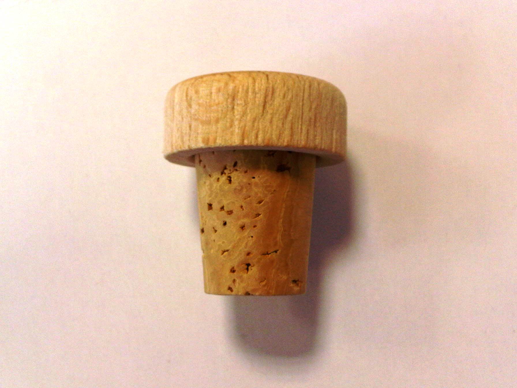 capsulated cork (wooden cap) CorkLink cork products direct from