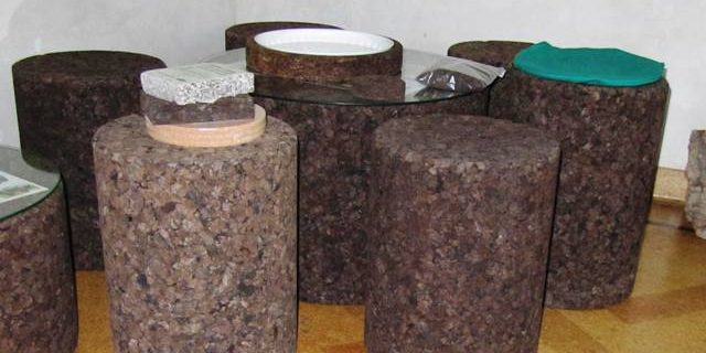 black cork stools