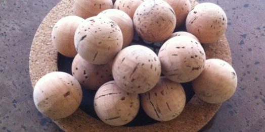 natural cork balls