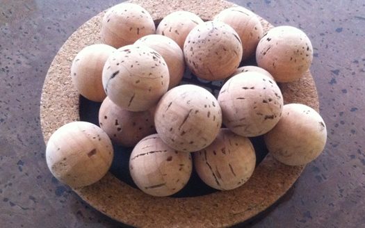 natural cork balls