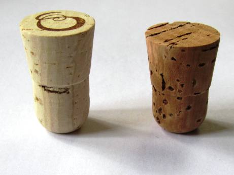 Natural bar-tops corks