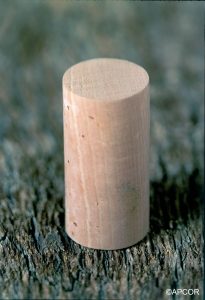 A 'flor' quality cork, with an almost perfectly smooth surface