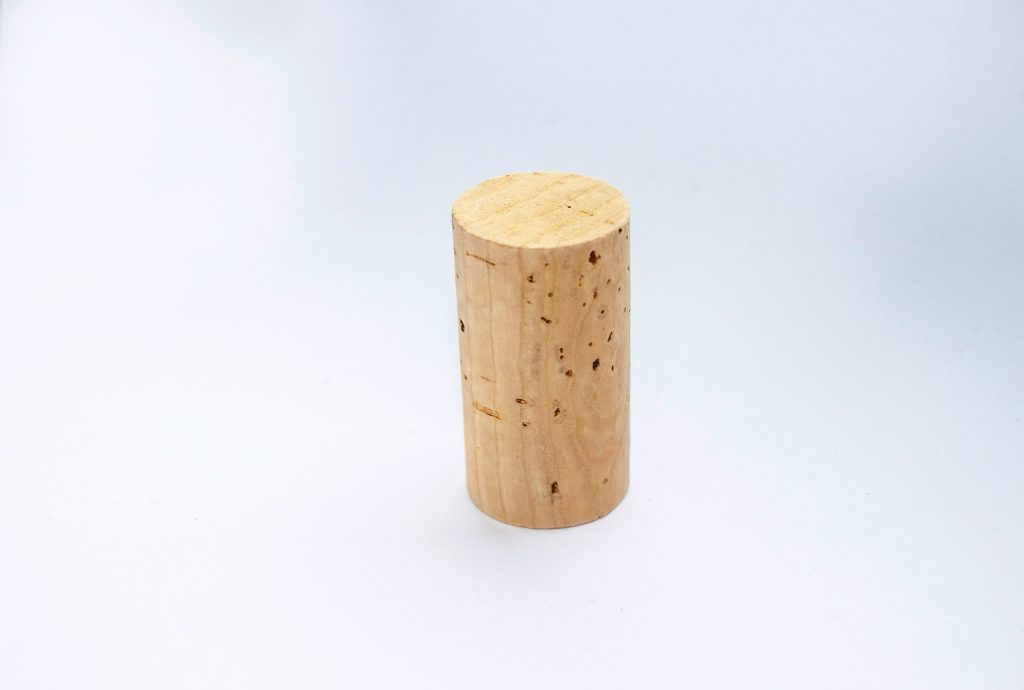 natural bar-top cork