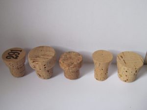 bar-tops with cork capsule