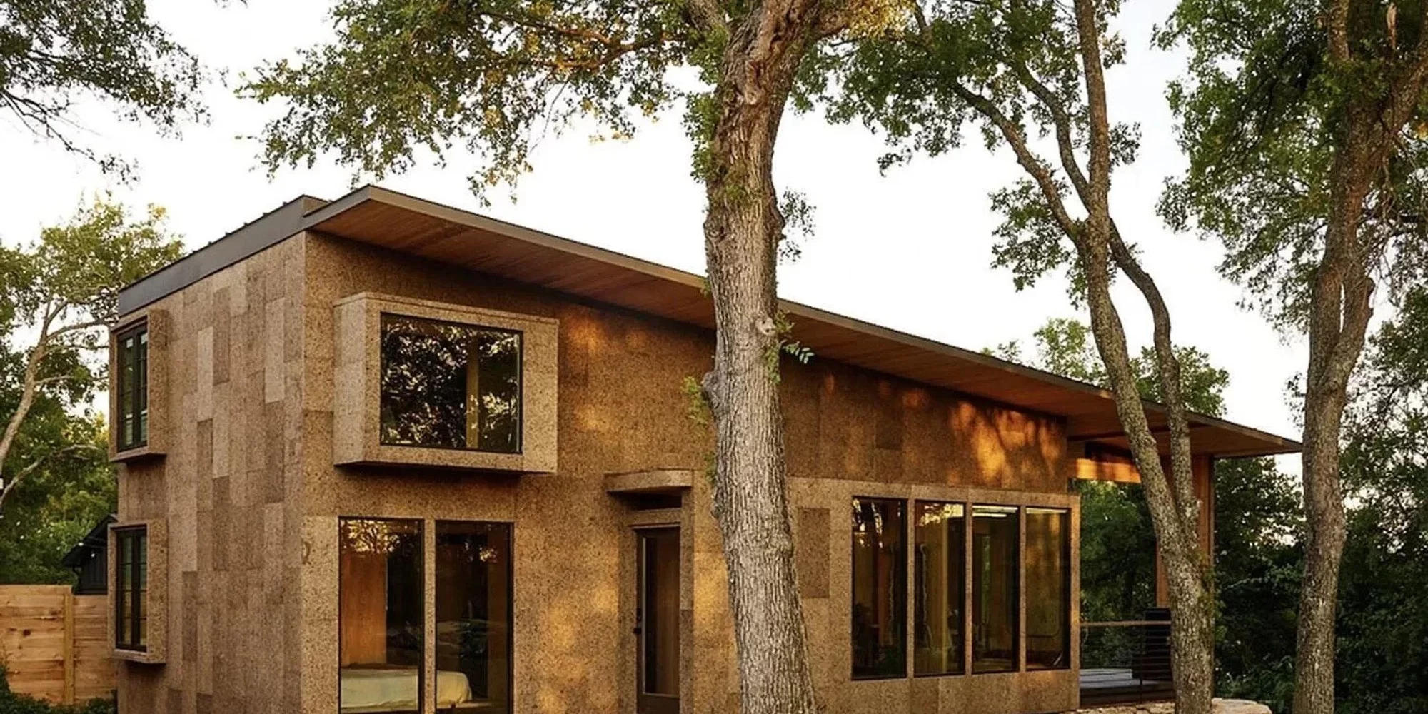 expanded cork cladding